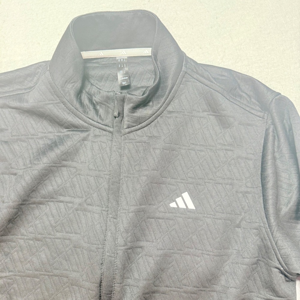 Adidas Pattern Full Zip Track Jacket Black Medium‎ ADVRO934 Originals Sportswear